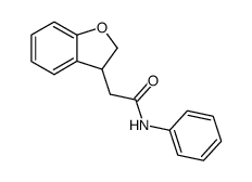 (2,3-dihydrobenzofuran-3-yl)-N-phenylacetamide结构式
