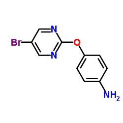 4-((5-Bromopyrimidin-2-yl)oxy)aniline Structure
