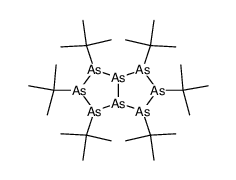 2,3,4,6,7,8-Hexa-tert-butyl-bicyclo[3.3.0]octaarsan Structure