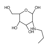 alpha-L-Glucopyranose, 2-deoxy-2-(propylamino)- (9CI) Structure