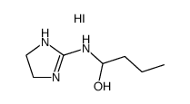 1-((4,5-dihydro-1H-imidazol-2-yl)amino)butan-1-ol hydroiodide Structure