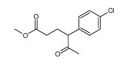 methyl 4-(4'-chlorophenyl)-5-oxohexanoate结构式