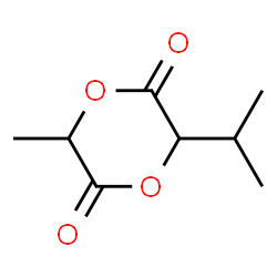1,4-Dioxane-2,5-dione,3-methyl-6-(1-methylethyl)-(9CI) Structure