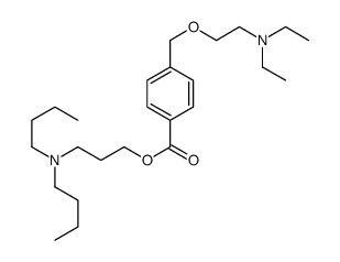 3-(dibutylamino)propyl 4-[2-(diethylamino)ethoxymethyl]benzoate Structure