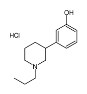 3-(1-propylpiperidin-3-yl)phenol,hydrochloride结构式