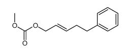 methyl 5-phenylpent-2-enyl carbonate结构式
