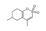 2-(5'-methylcyclohexen-1'-yl)propen-1,2'-sultone结构式