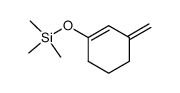 3-Methylen-1-(trimethylsiloxy)-1-cyclohexen结构式