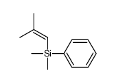 dimethyl-(2-methylprop-1-enyl)-phenylsilane Structure