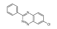 7-chloro-3-phenyl-1,2,4-benzotriazine结构式