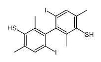 4-iodo-3-(6-iodo-2,4-dimethyl-3-sulfanylphenyl)-2,6-dimethylbenzenethiol结构式