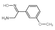 2-AMINO-1-(3-METHOXY-PHENYL)-ETHANONE OXIME Structure