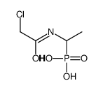 1-[(2-chloroacetyl)amino]ethylphosphonic acid结构式