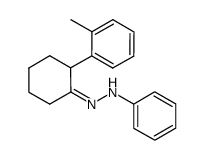 2-o-tolyl-cyclohexanone-syn-phenylhydrazone结构式