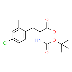 BOC-4-CHLORO-2-METHYL-DL-PHENYLALANINE结构式