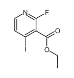 2-fluoro-3-carbethoxy-4-iodopyridine结构式