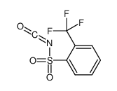 N-(oxomethylidene)-2-(trifluoromethyl)benzenesulfonamide结构式
