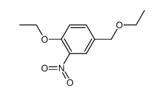1-ethoxy-4-ethoxymethyl-2-nitro-benzene Structure