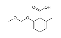 2-(methoxymethoxy)-6-methylcyclohexa-2,5-diene-1-carboxylic acid Structure