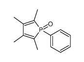 2,3,4,5-tetramethyl-1-phenyl-1λ5-phosphole 1-oxide结构式