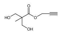 Propanoic acid, 3-hydroxy-2-(hydroxymethyl)-2-methyl-, 2-propyn-1-yl ester结构式