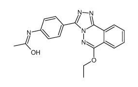 N-[4-(6-ethoxy-[1,2,4]triazolo[3,4-a]phthalazin-3-yl)phenyl]acetamide结构式
