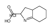 3,3a,4,5,6,7-hexahydro-2H-indole-2-carboxylic acid,hydrochloride结构式