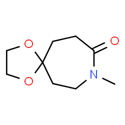 1,4-Dioxa-8-azaspiro[4.6]undecan-9-one, 8-Methyl-结构式