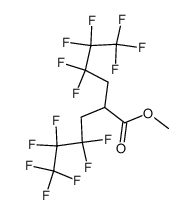 methyl 2-(2,2,3,3,4,4,4-heptafluorobutyl)-4,4,5,5,6,6,6-heptafluorohexanoate Structure
