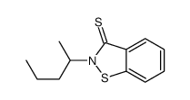 2-pentan-2-yl-1,2-benzothiazole-3-thione结构式