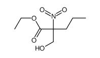 ethyl 2-(hydroxymethyl)-2-nitropentanoate结构式