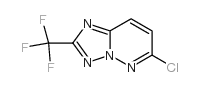 6-CHLORO-2-(TRIFLUOROMETHYL)- [1,2,4]TRIAZOLO[1,5-B]PYRIDAZINE Structure