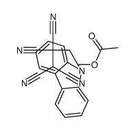 (1-carbazol-9-yl-3,3,4,4-tetracyanobutyl) acetate Structure