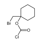 [1-(bromomethyl)cyclohexyl] carbonochloridate Structure