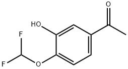 4'-Difluoromethoxy-3'-hydroxyacetophenone Structure