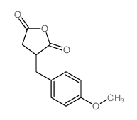 2,5-Furandione,dihydro-3-[(4-methoxyphenyl)methyl]-结构式