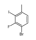 4-BROMO-3-FLUORO-2-IODOTOLUENE Structure