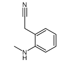 2-[2-(methylamino)phenyl]acetonitrile结构式