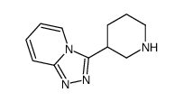 3-(3-哌啶基)[1,2,4]三唑并[4,3-a]吡啶结构式