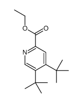 ethyl 4,5-ditert-butylpyridine-2-carboxylate结构式