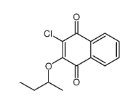 2-butan-2-yloxy-3-chloronaphthalene-1,4-dione Structure