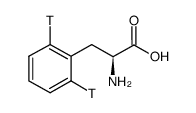 l-phenylalanine-[ring-2,6-3h(n)] Structure