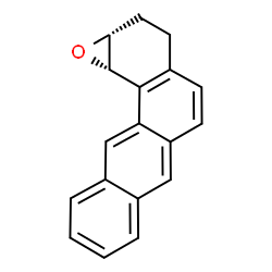 [1S,(-)]-1,2,3,4-Tetrahydro-1α,2α-epoxybenzo[a]anthracene structure