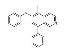 5,6-dimethyl-11-phenylpyrido[4,3-b]carbazole Structure