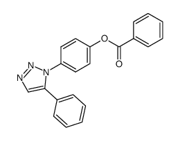 5-phenyl-1-(4-benzoyloxyphenyl)-1H-1,2,3-triazole结构式