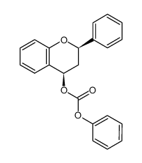 flavan-4β-yl phenyl carbonate Structure