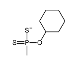 cyclohexyloxy-methyl-sulfanylidene-sulfido-λ5-phosphane结构式