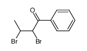2,3-dibromo-1-phenyl-1-butanone Structure