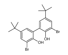 [1,1'-Biphenyl]-2,2'-diol, 3,3'-dibromo-5,5'-bis(1,1-dimethylethyl)- Structure