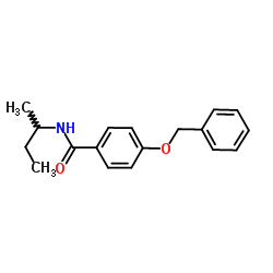 4-(Benzyloxy)-N-sec-butylbenzamide结构式